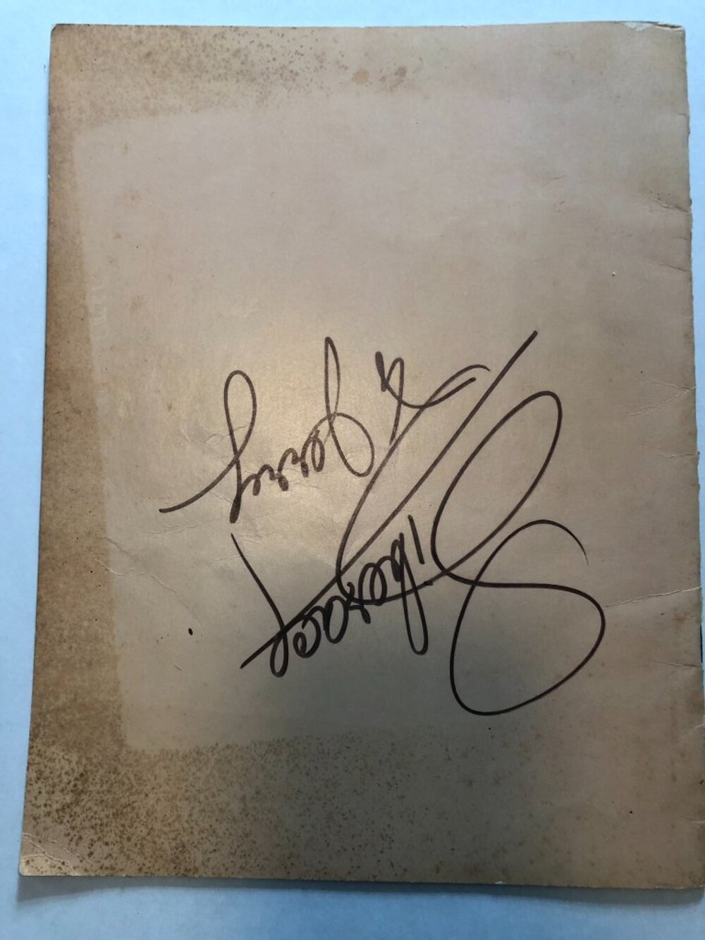 Liberace Autographed Program Signed on Back - Picture 5 of 11